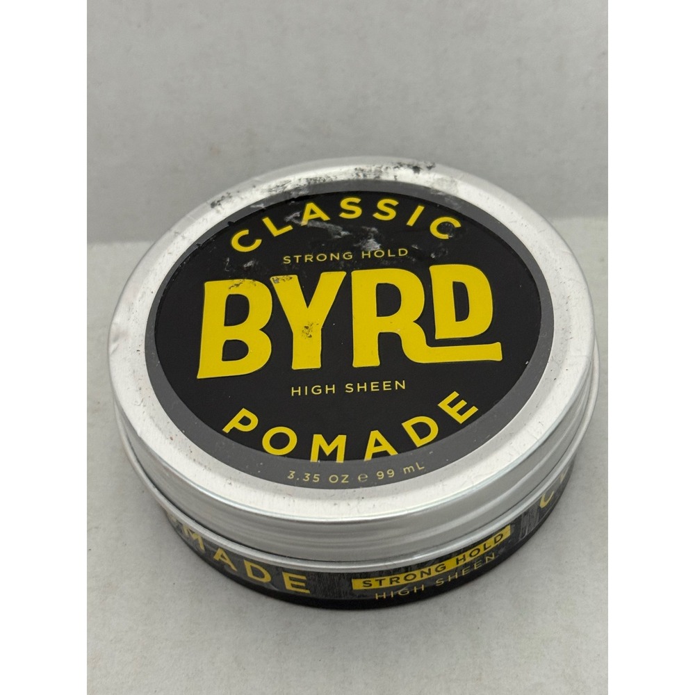 Byrd Classic Pomade Strong Hold High Sheen 3.35 oz Hair Wax 852667007942